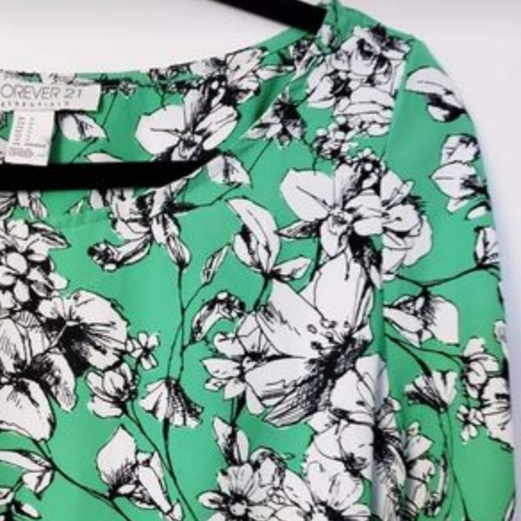 Floral Long Sleeved Belted Blouse - Picture 3 of 10